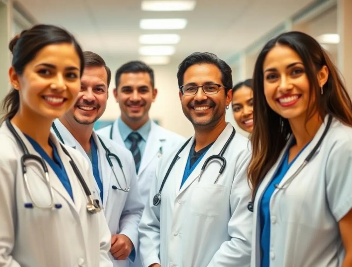 California healthcare employer team