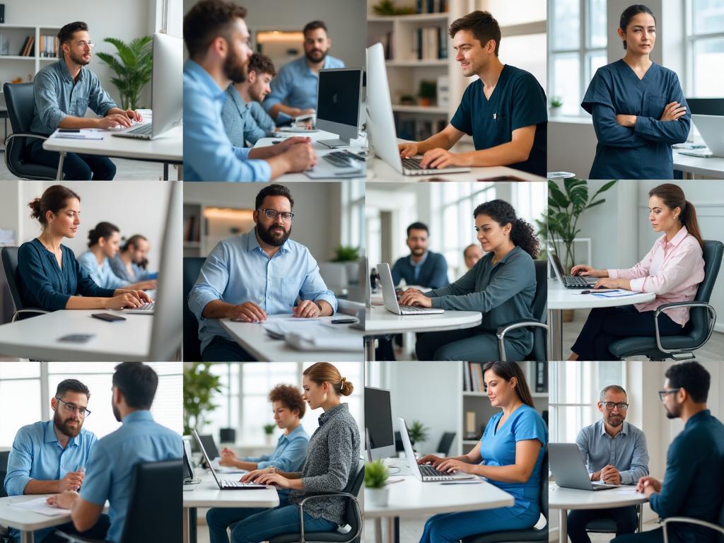 Easeworks advisors reviewing employer risk files and operating notes