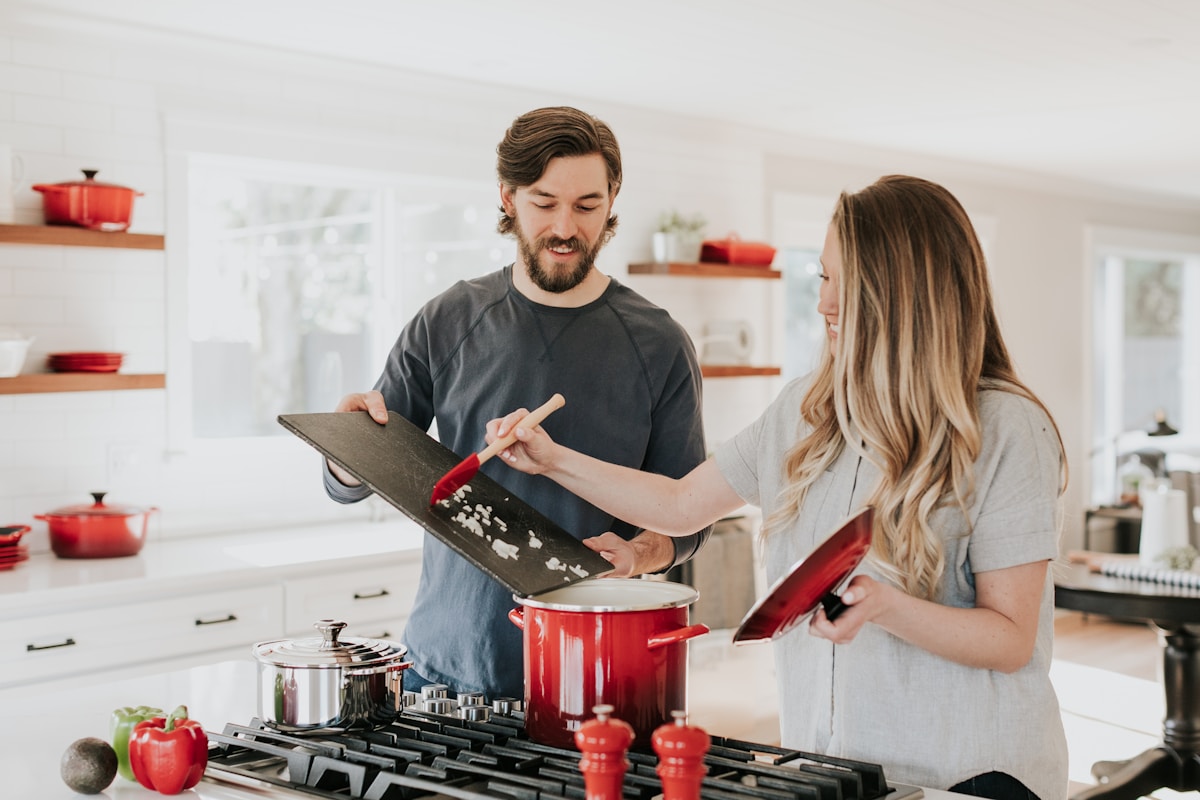 Restaurant managers reviewing break and tip reporting notes