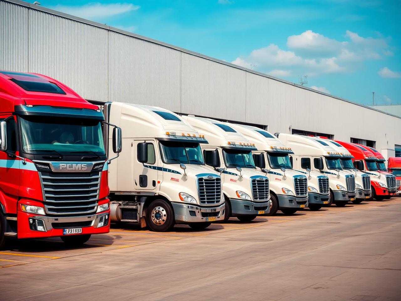Logistics dispatcher reviewing driver qualification files